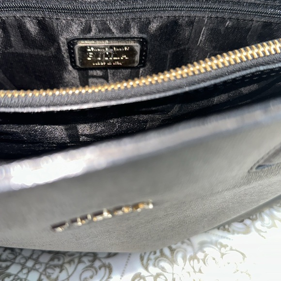 Authentic Furla Amina Medium Tote East/West Leather Satchel crossbody Handbag - Picture 10 of 16